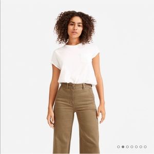 Everlane wide leg crop pants